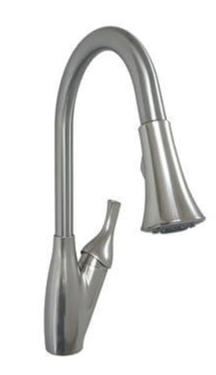 American Brass SL3000N-A Metal Single Lever Kitchen Faucet - 8"