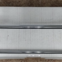 Allied Brass 9072-G 18 inch Mercury Towel Bar Brass and Chrome Finish