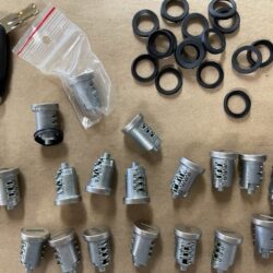 TRIMARK Caravan Motorhome "Snake Cut" Keys & Tumblers 6011 -SET OF 19-