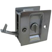 Trimco Pocket Door Privacy Latch-Nickel