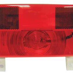 PETERSON MFG Tail Light with White License Plate Bracket Base V25923