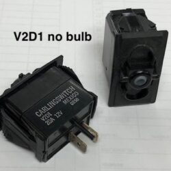 Single Momentary V2D1 Switch BASE ONLY No Light (two terminals)