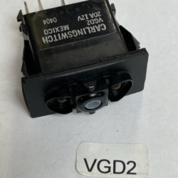 ON/OFF/ON VGD2 Switch BASE ONLY Double AMBER Light(eight terminals)