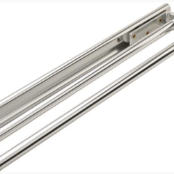 Hafele 510.54.221 Towel Holder 18" Two Rail Polished Chrome Aluminum
