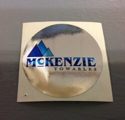 McKenzie Towables Foil Decal 2 pack