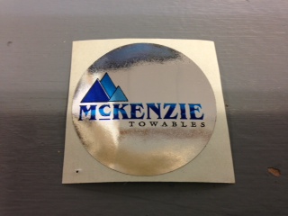 McKenzie Towables Foil Decal 2 pack