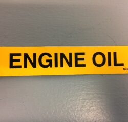 Engine Oil Label