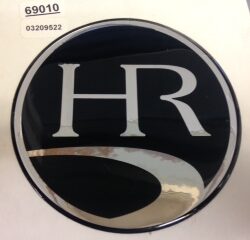 Holiday Rambler Epoxy Decal, black & Silver