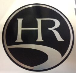 Holiday Rambler Foil Decal, black & Silver