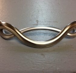 Brushed Nickel & Satin Drawer Pulls - 10 pieces