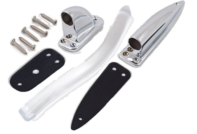 CURVED 005-5500-L Acrylic Grab/Assist Handle