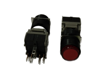 Red Lighted ALCO Push Button Momentary Switch 164EL