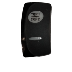 "Trip 1/Trip 2" Switch Faceplate Contura IV