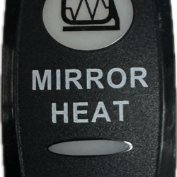 "Mirror Heat" Switch Faceplate Contura V