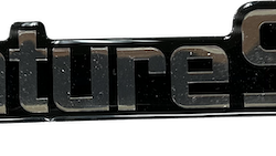 Black & Chrome Signature Series Decal