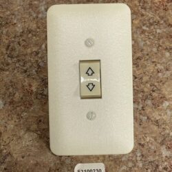 SOMFY Slide Room Switch Assembly in IVORY