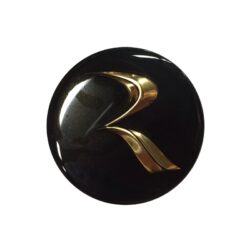 Flying R for hub cap 2.5" Diameter