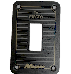 Metal Bezel by Monaco "TV STEREO"