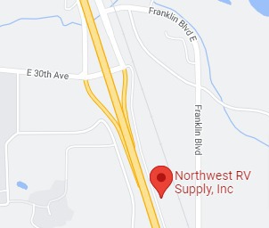 closer view of Northwest RV Supply Inc. Google map