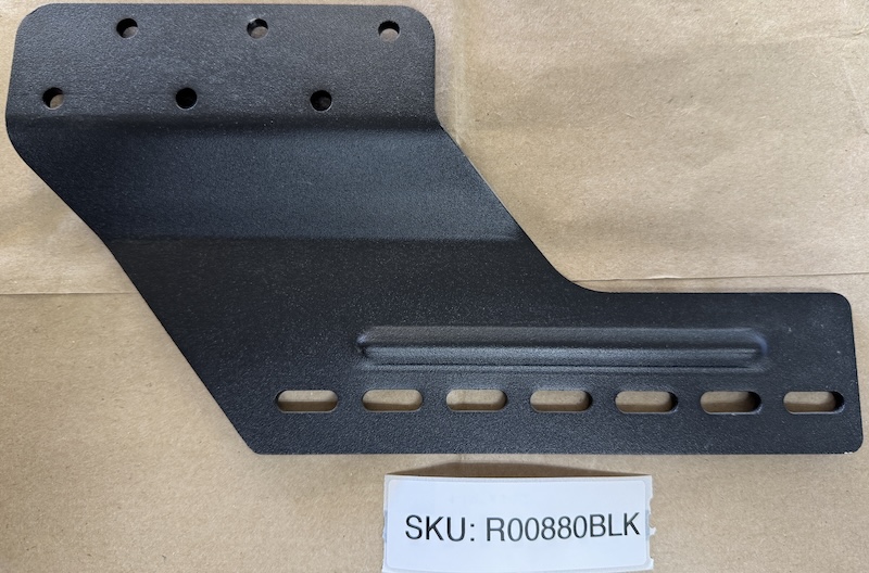 BLACK RIGHT Hand Slide-Out Bracket R00880BLK