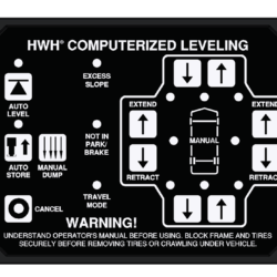 HWH RAP56075 Leveling Control Panel