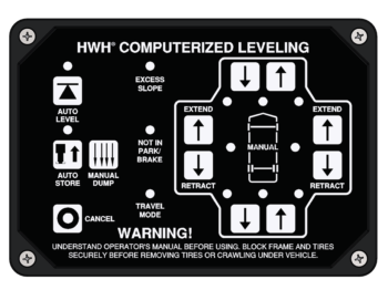 HWH RAP56075 Leveling Control Panel