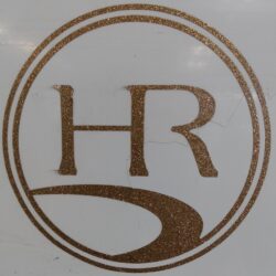 Holiday Rambler Logo Decal Gold