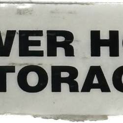 SEWER HOSE STORAGE Decal-2pk