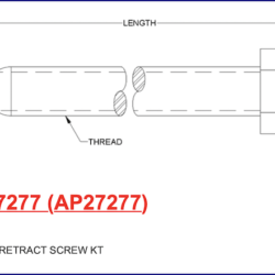 HWH RAP27277 Manual Retract Screw 39"