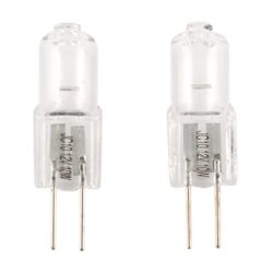 10 Watt Halogen Bulbs TWO PACK 12 volt G4