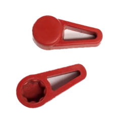 FLAIR-IT Replacement Valve Lever/Handle 2-Pack RED 06445