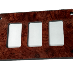 Plastic 3 Gang Burlwood Bezel 16624247