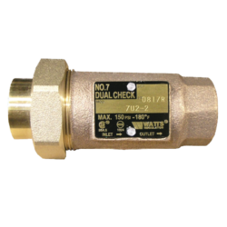 WATTS 1/2" x 1/2" In-Line Dual Check Backflow Preventer 7U2-2