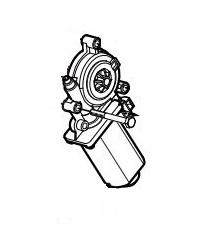 R001784 Awning Motor For Carefree Latitude Awning; 12 Volt