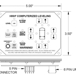 HWH Air Leveling With Suspension Air Dump Panel RAP48649