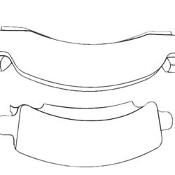 Brake Pad Kit -for Brake P30/P42 (JB8 - Front Disc/Rear Drum)