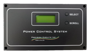 Precision Circuits 00-10019-000 Power Control System Display