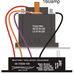 Precision Circuits 160 amp Battery Isolator Manager 00-10028-100