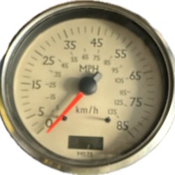 Speedometer with Digital Odometer 946413