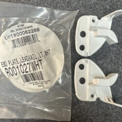 Carefree of Colorado End End Plate Lead Rail LT White, R001027WHT