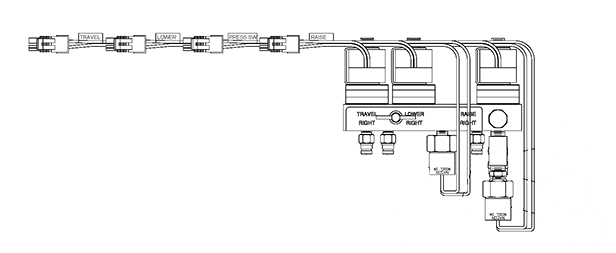 HWH 6 Solenoid Air Leveling Manifold RAP30285