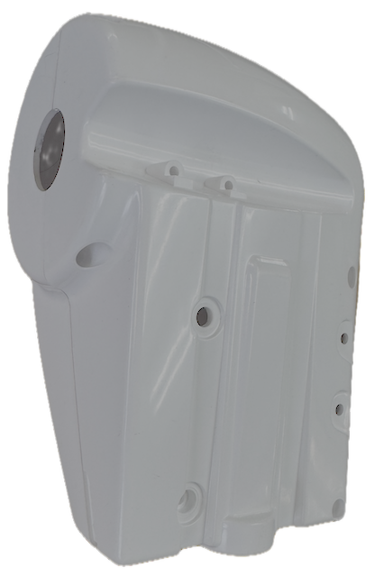 Carefree Eclipse Idler Side End Cap Set R001325WHT -CHIPPED EDGE- - Image 3