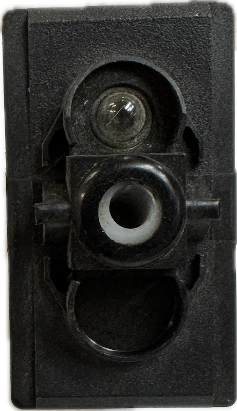 ON/OFF VAD1 Switch BASE ONLY Single WHITE Light(five terminals)