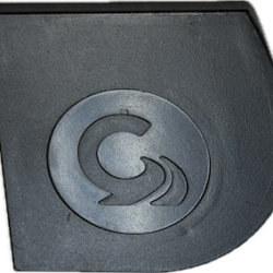 GIRARD Awning 2022303487 Black Left Hand End Cap