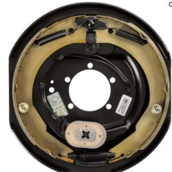 Lippert Electric Trailer Brake Assembly - 12" x 2" Brake Size, 5-Bolt, 5,200-8,000-lb. Hybrid Axles, Left (Driver) Side #298275