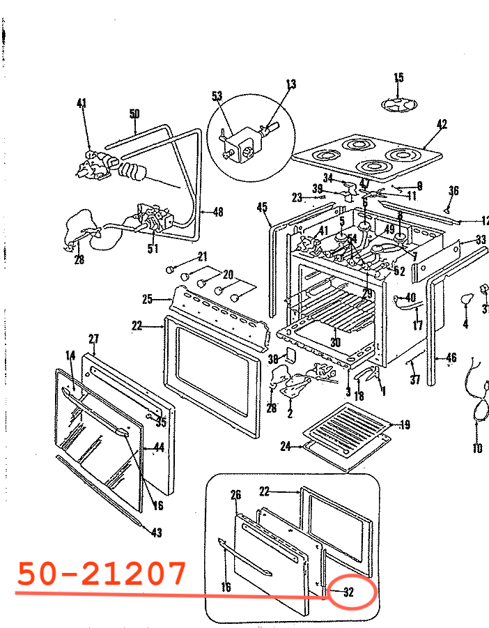 Whirlpool 50-21207 Retainer