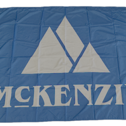 Blue & White 5' x 8' Motorhome Flag -MCKENZIE-
