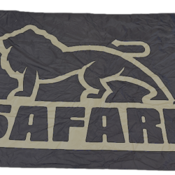 Black & Gold 5' x 8' Motorhome Flag -SAFARI-