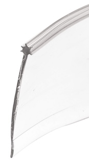 Prime-Line Clear M6227 Shower Door Bottom Seal -Star Shape 36"