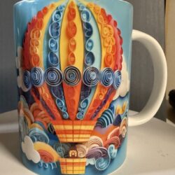Mug 15oz MultiColor Hot Air Balloon 3D